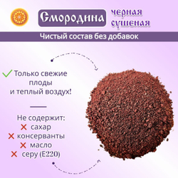 Смородина черная молотая.