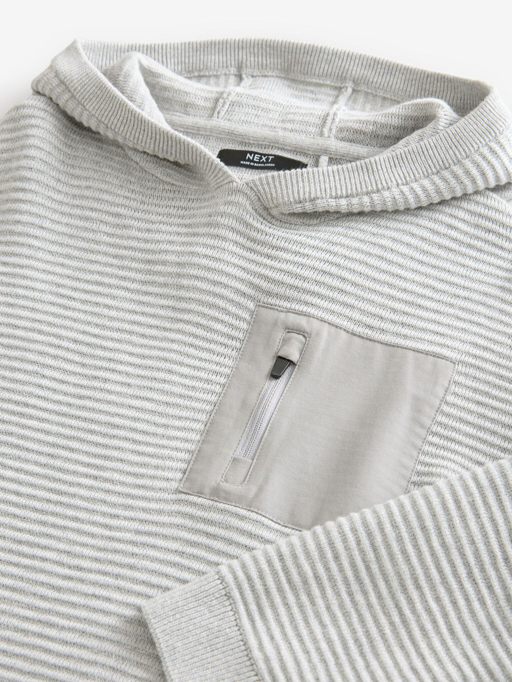 Толстовка с капюшоном для мальчика Next 433-508, Светло-серый