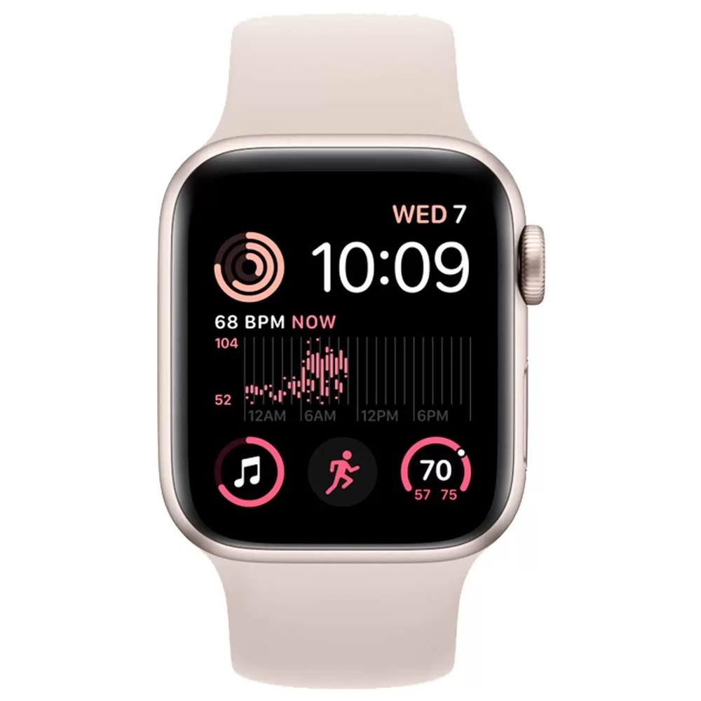 Умные часы Apple Watch SE 2022 44mm Aluminum Sport Сияющая звезда