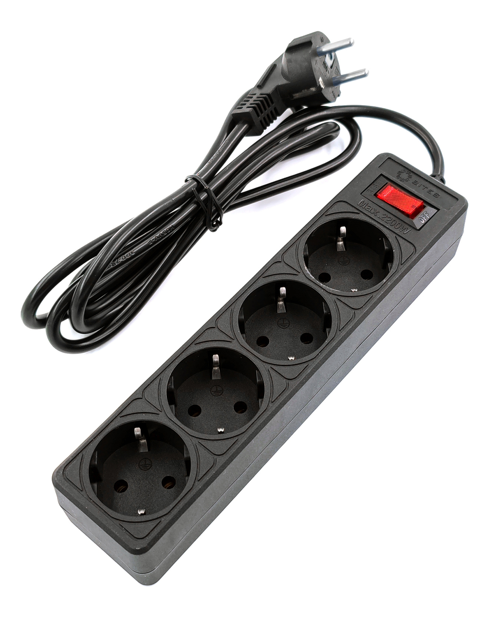 Фильтр сетевой на 4розетки-1,8м. 5Bites SP4-518 GARDA