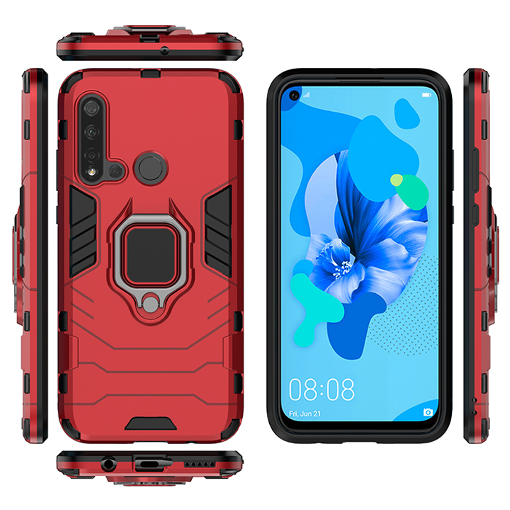 Противоударный чехол с кольцом Panther Case для Huawei P20 lite 2019 / Nova 5i