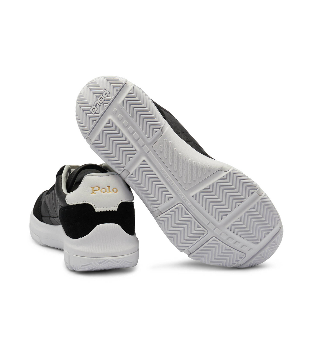 Кожаные кроссовки POLO RALPH LAUREN - черный(809931239)