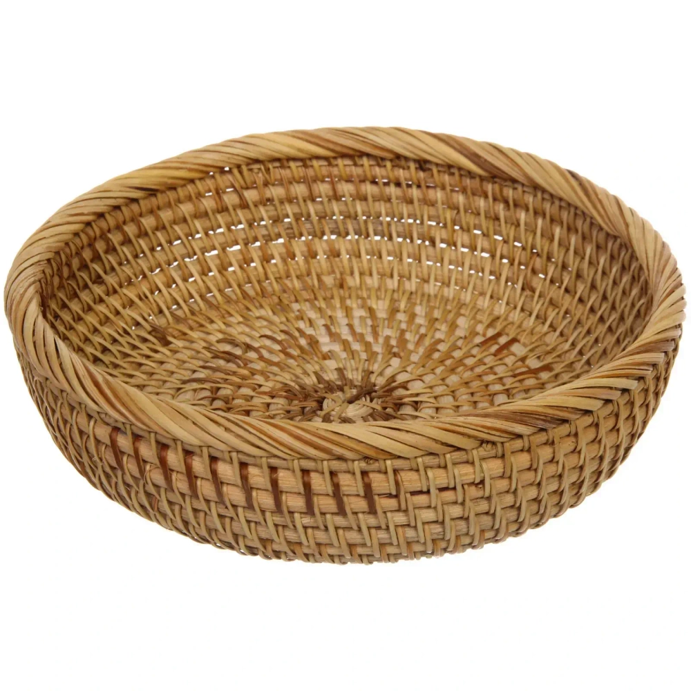 Сухарница плетеная из ротанга «Boho style» 20*6см