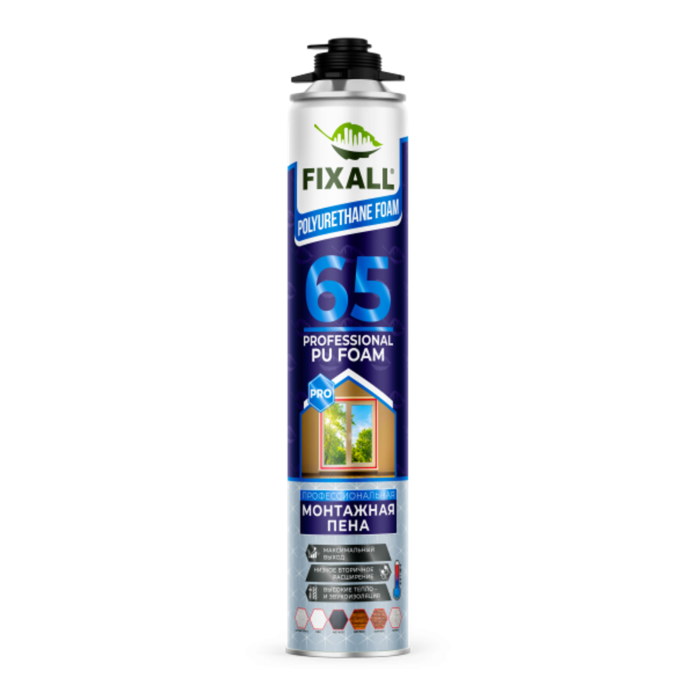 Пена Профессиональная FIXALL 65 PRO 850мл