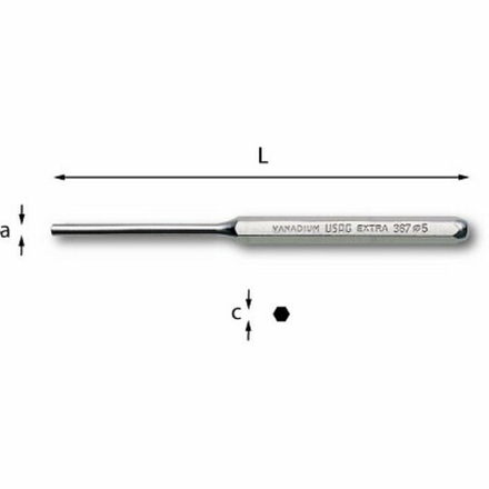 367 Пробойник 3х130, USAG (Италия)