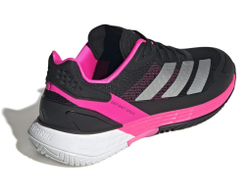 Мужские кроссовки теннисные Adidas Defiant Speed 2 M - black/grey/pink