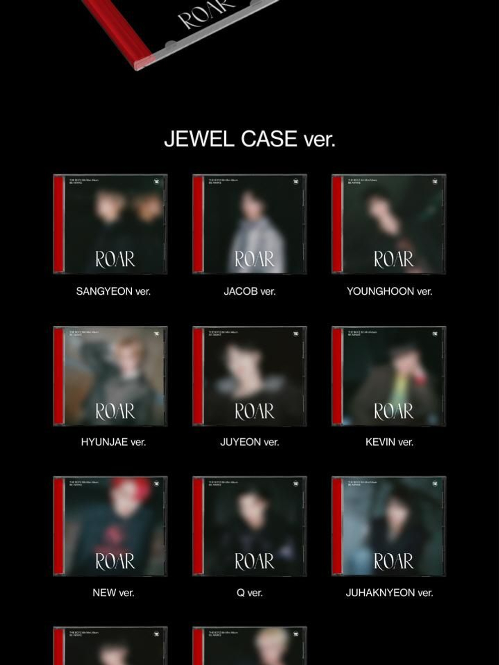Альбом THE BOYZ - BE AWAKE 8th Mini Album Jewel Case 11 Version SET