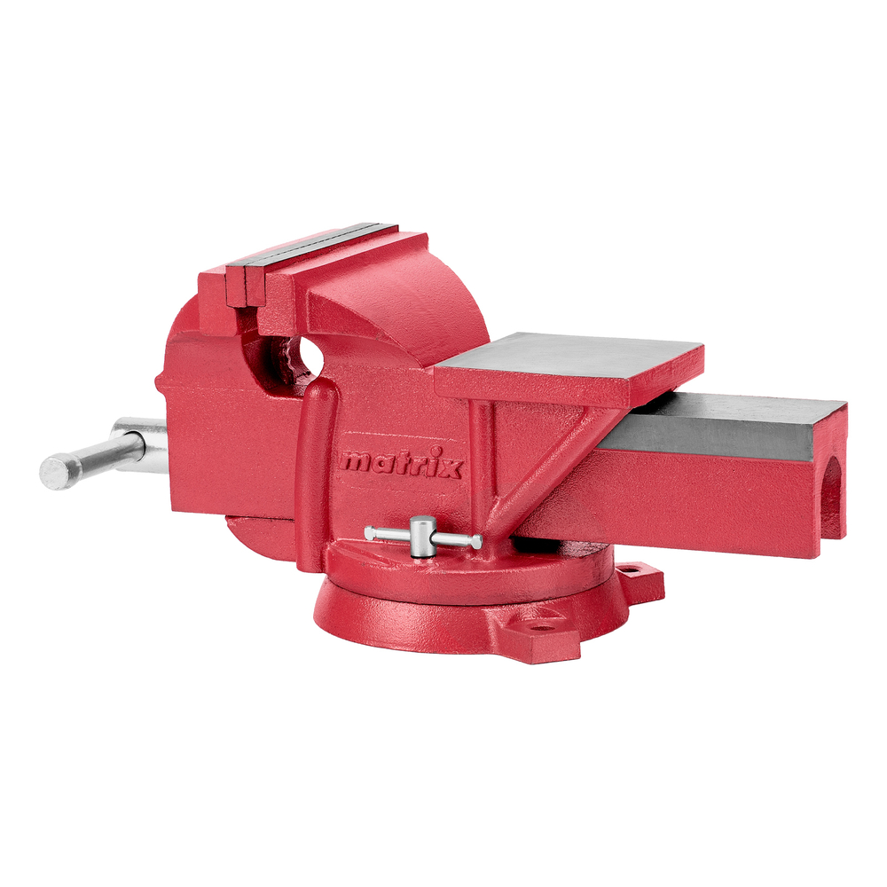 Тиски слесарные, 150 мм, поворотные, с наковальней Matrix