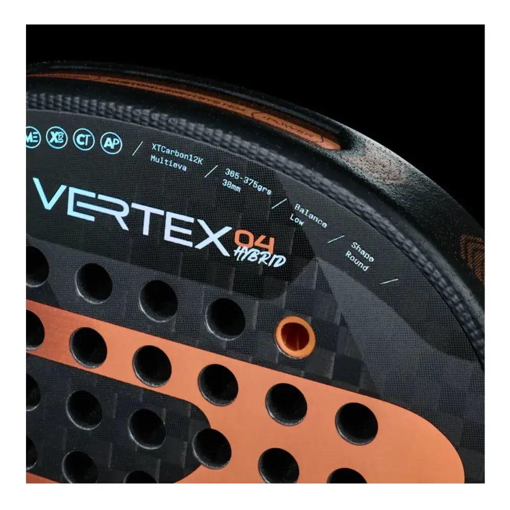 Ракетка для падел тенниса BULLPADEL VERTEX 04 HYBRID 2025
