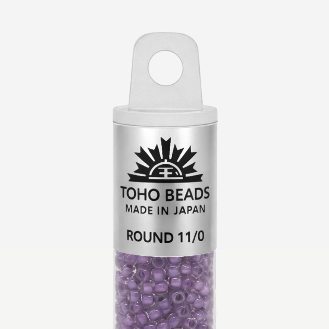 Японский бисер TOHO Round 11/0 (№935), окрашенный изнутри прозрачный