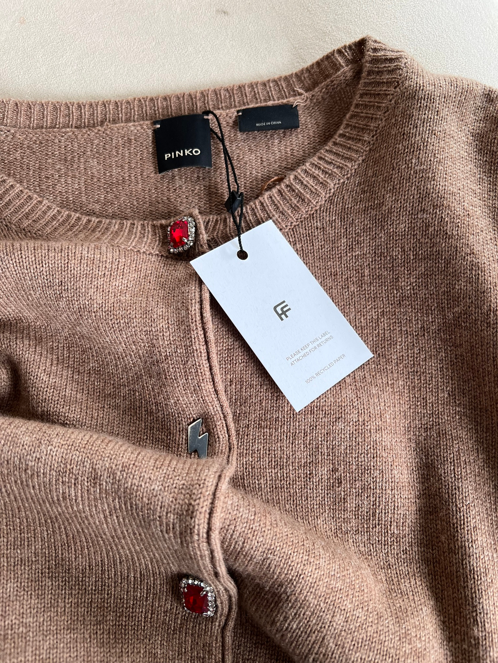Кашемировый кардиган Pinko, новый, m
