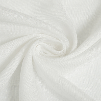 Лен-вискоза, 170 гр/м2, 140 см, белый