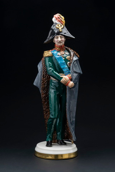 Статуэтка. Фарфор. Солдат. Витгенштейн Петр Христианович - Русский полководец. Россия