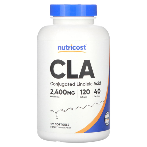 Nutricost, КЛК, 120 капсул (800 мг в каждой капсуле)