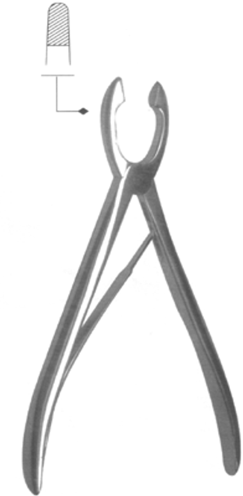 ВР- Щ-21 Щипцы клещевидные для орбитотомии с нарезкой