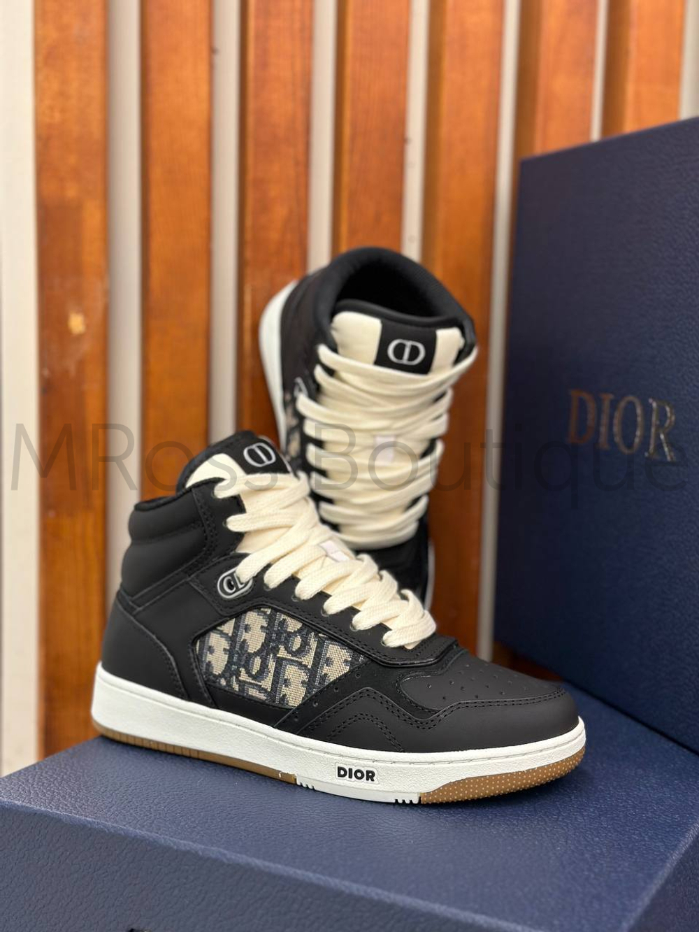 Высокие кроссовки B27 Dior Oblique