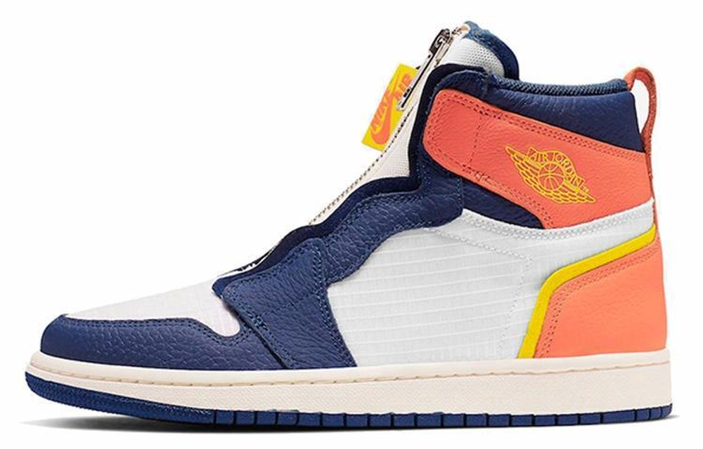 Кроссовки Jordan Air Jordan 1 Retro High Zip (Женская размерная сетка)
