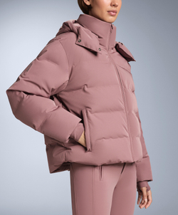 OYSHO Водонепроницаемая пуховая куртка Minardi Piume SKI, фиолетово-розовый