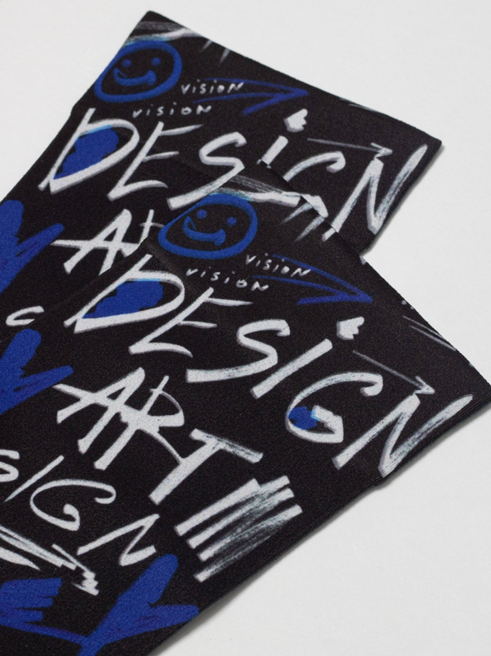 CONTE FANTASY Плотные носки с черным мыском и рисунком «Art Design»