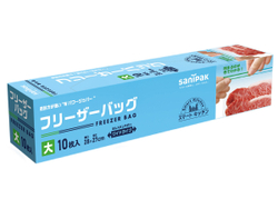 Пакеты из полиэтилена с ZIP-LOCK замком 28х27 см 10 шт Sanipak Freezer Bag