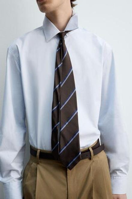 ZARA РУБАШКА КЛАССИЧЕСКОГО КРОЯ, НЕЕБЕСНО-ГОЛУБОЙ