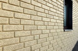 Сайдинг виниловый Tecos Brickwork Кэмел 1140х350 мм