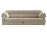 Диван прямой Карнелла, Бежевый, Микровельвет, 105876
