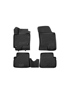 Коврики в салон для HYUNDAI Getz (I, Ir), 2002-2011, 4 шт. (Повышенная устойчивость, повышенная износостойкос FORMAT.3D.20.08.210K
