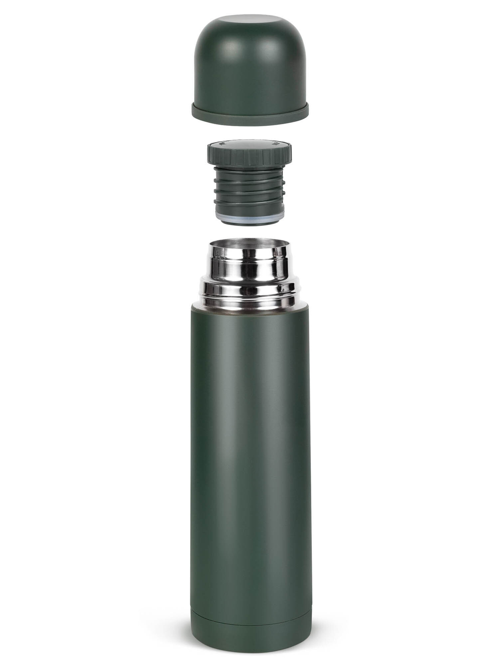 Термос Relaxika 101 (0,5 литра), хаки (без лого)