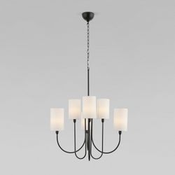 Подвесная люстра Eurosvet Abbey 60164/6 черный