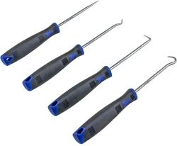 Набор крючков для демонтажа сальников и уплотнителей, 4 предмета