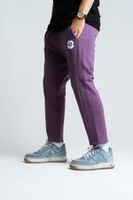 Брюки укороченные PPZ Фиолетовые