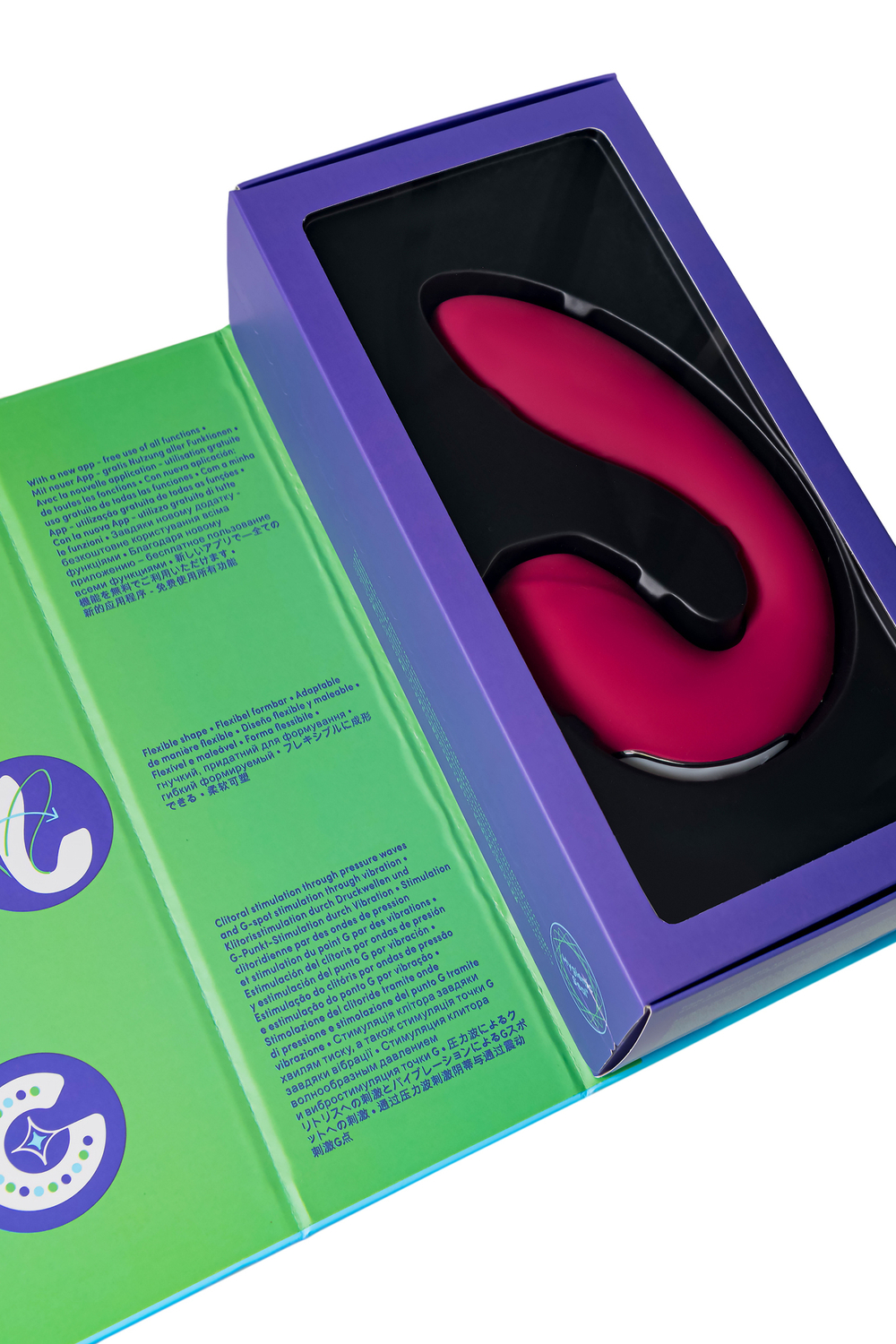 Вибратор Satisfyer Sunray, с вакуум-волновым стимулятором, силикон, розовый, 15 см