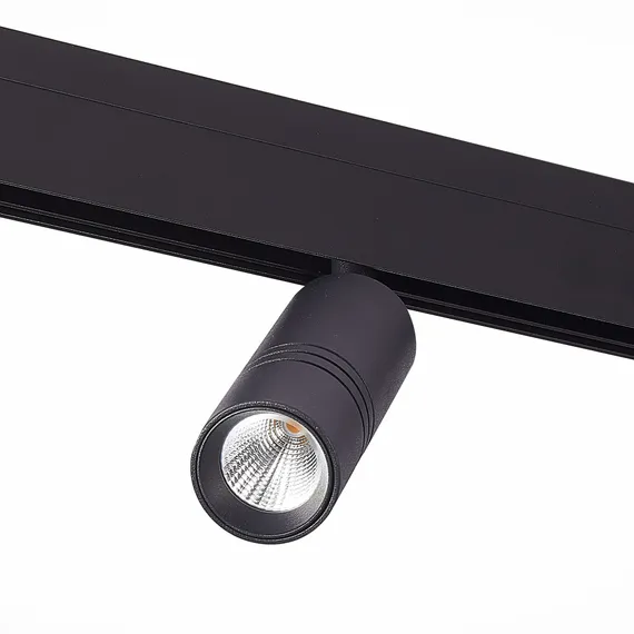 ST365.436.12 Магнитный трековый светильник Черный LED 1*12W 3000K 1 020Lm Ra>90 36° IP20 L-xW44xH130 СКАЙЛАЙН 48V