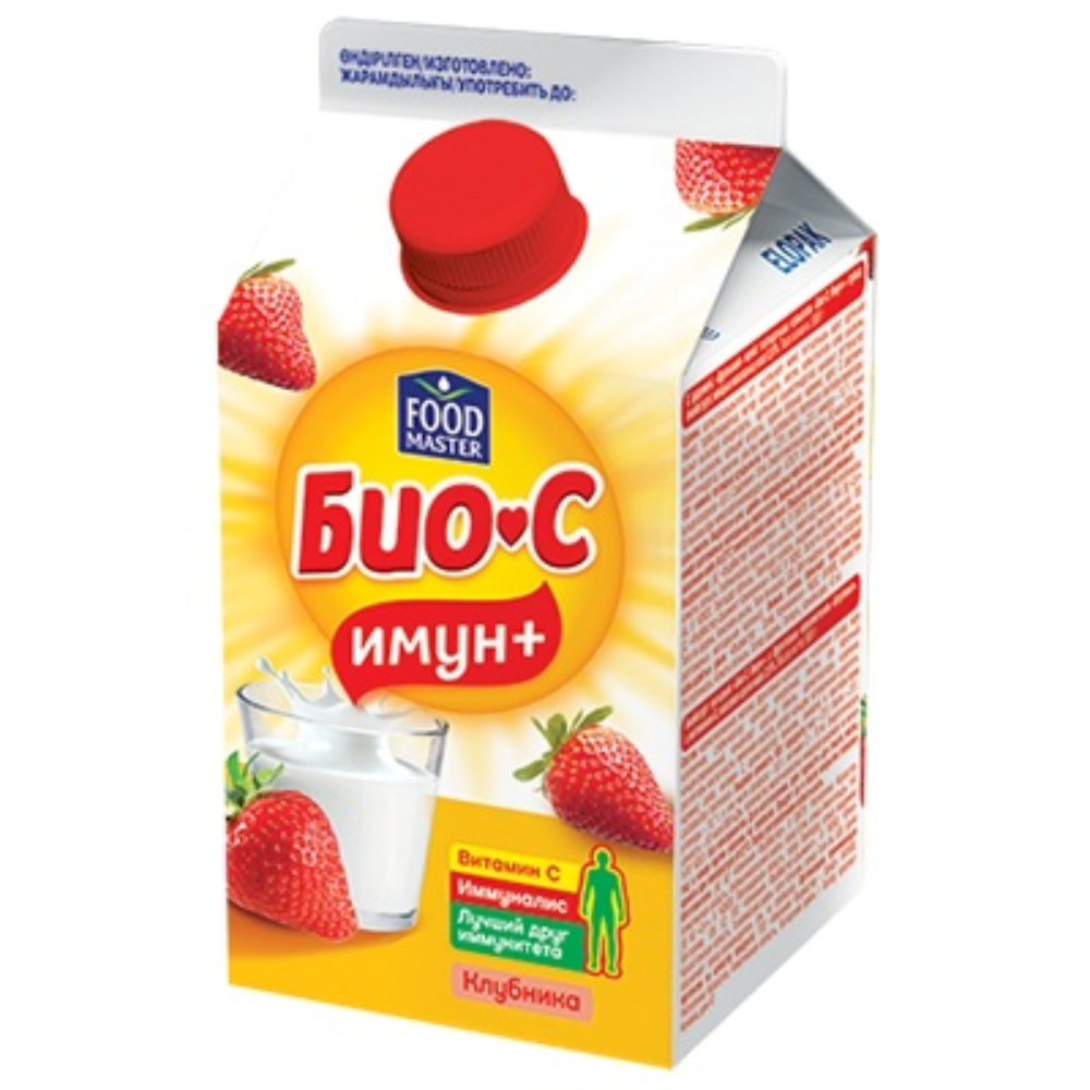 Йогурт питьевой Био-С Food Master Клубника 450 мл