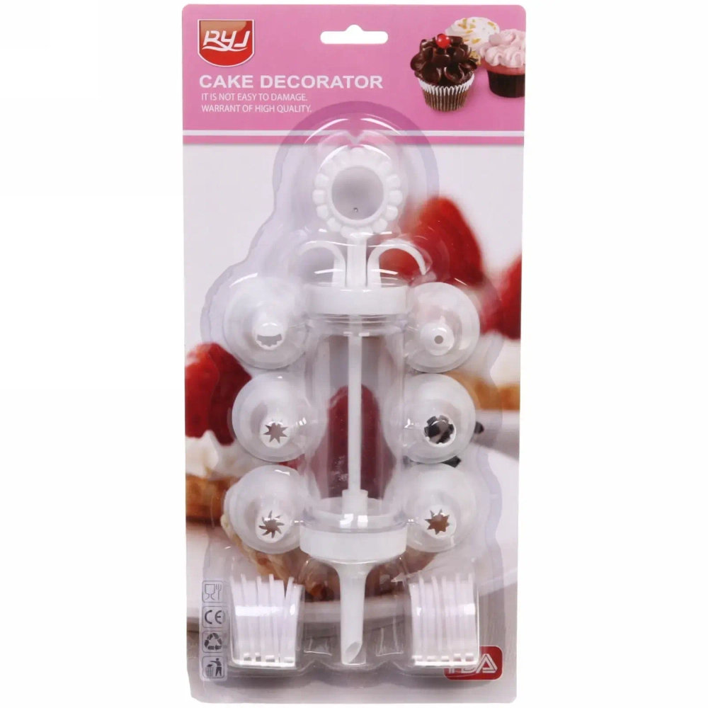 Кондитерский шприц с насадками 16шт «Кондитер»