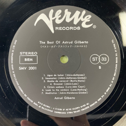 Винтажная виниловая пластинка LP Astrud Gilberto, The Best Of Astrud Gilberto (Япония 1967) (Без Оби) The Girl From Ipanema