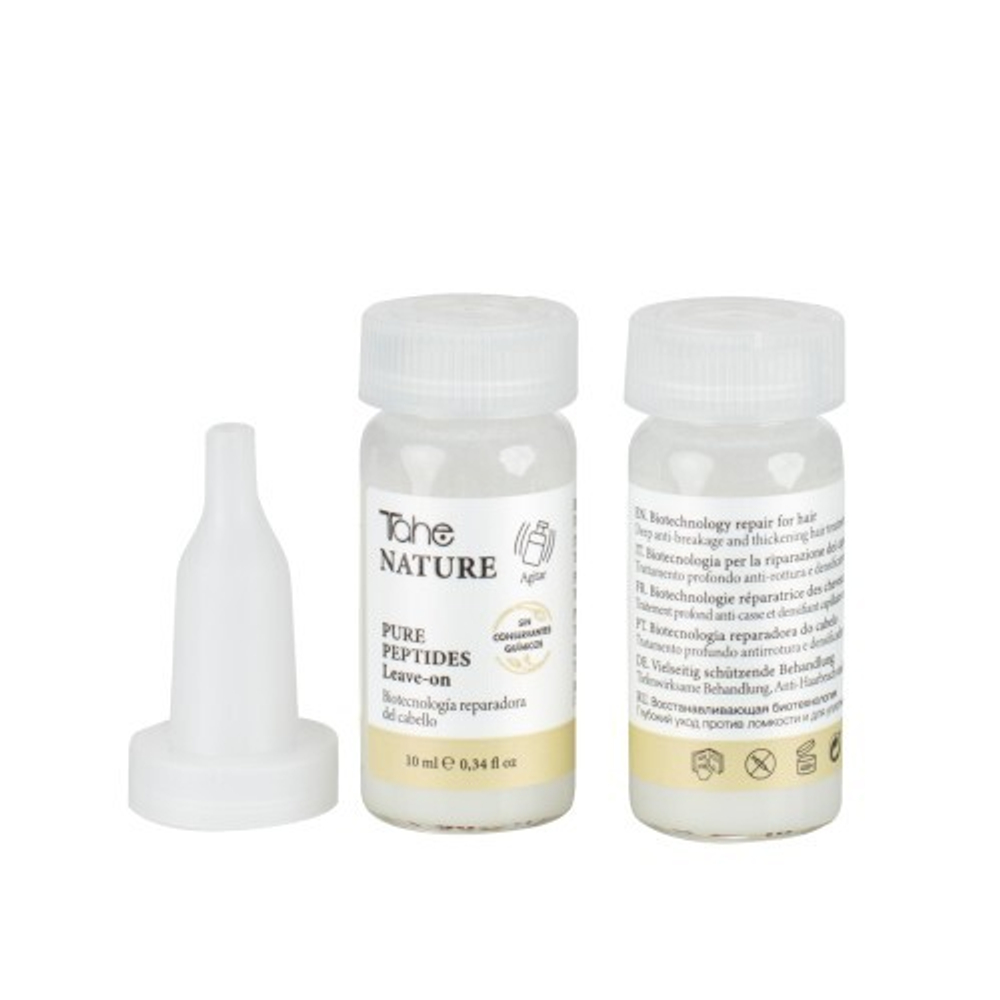 Tahe Пептидный несмываемый уход для волос( восстановление волос) - PURE PEPTIDES LEAVE-ON TREAMENT, 6 x 10 мл