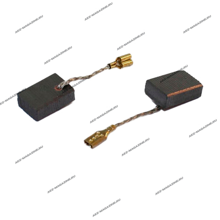 Электроугольная щетка 5х10х14 подходит для Metabo поводок, клема-мама