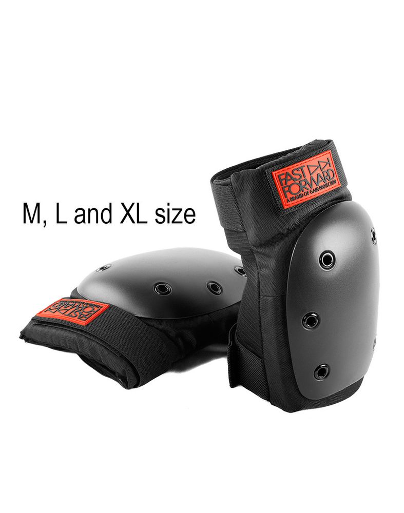Защита на колени KNEE PADS set with new FFWD logo FAST FORWARD ROOKIE PRO XL(39-48см) черная GAIN NEW