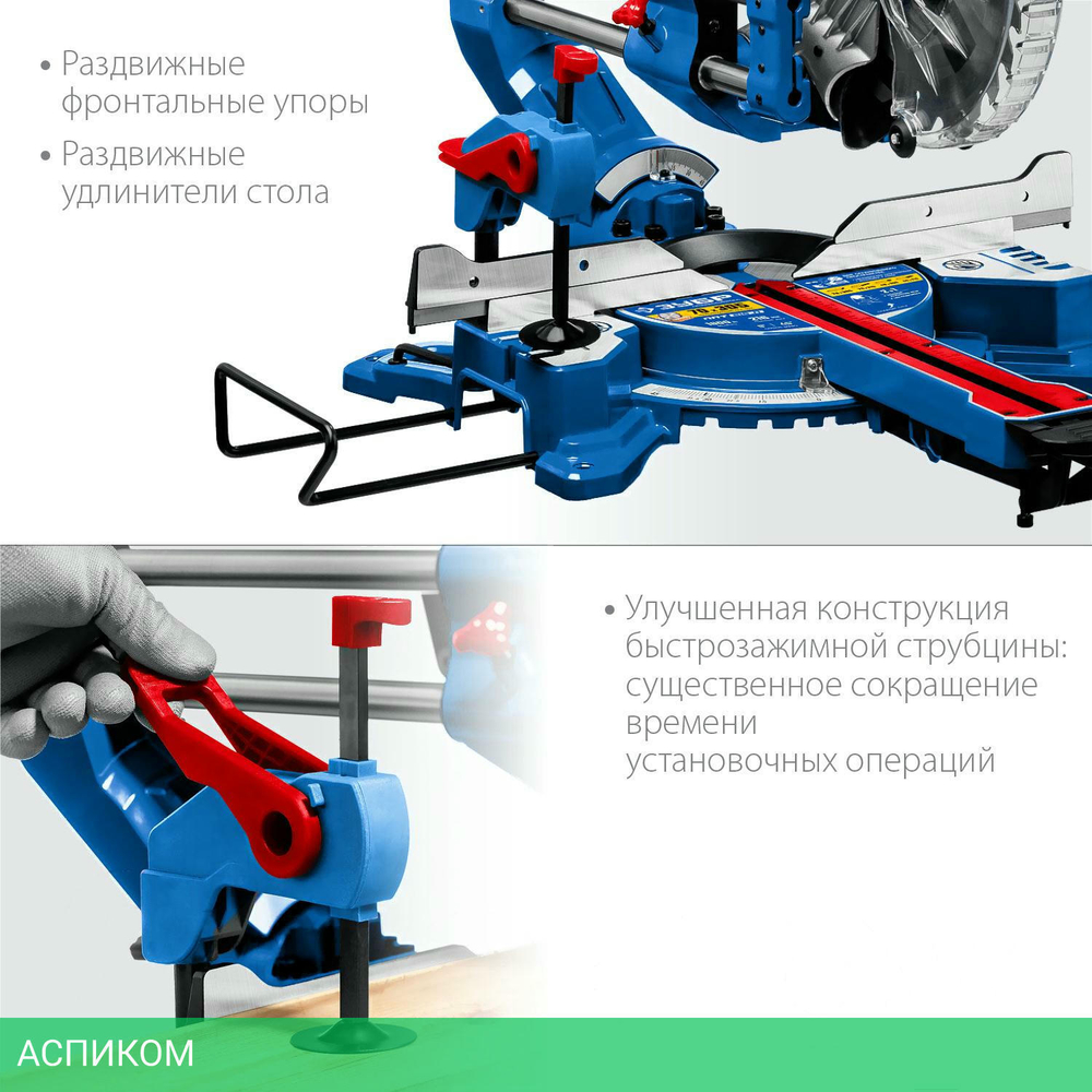 Торцовочная пила Зубр ППТ-216-П