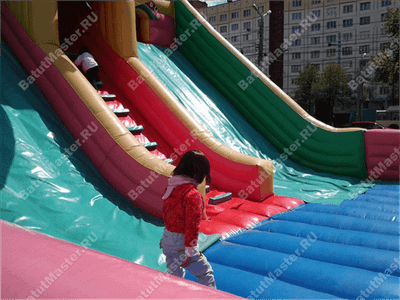 Коммерческий надувной батут "Сафари парк" 14*6*7 м