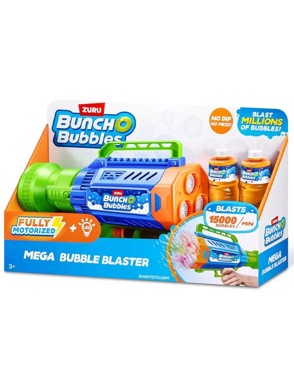 Бластер генератор мыльных пузырей Зуру Bunch O Bubbles Mega