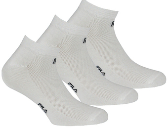 Теннисные носки Fila Calza Invisible Socks 3P - белый