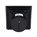 Вентилятор вытяжной для ванн ММ-Р 06 стекло овал 105 м³/час 14 Вт с обратным клапаном черный глянец