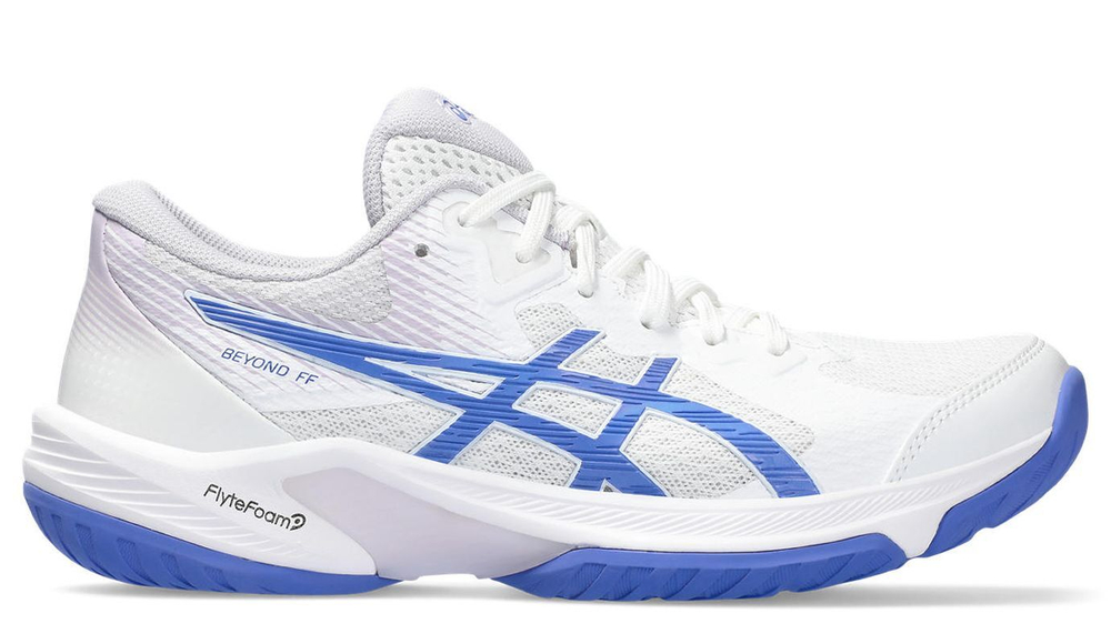 Женские кроссовки для бадминтона/сквоша Asics Beyond FF - белые/сапфировые