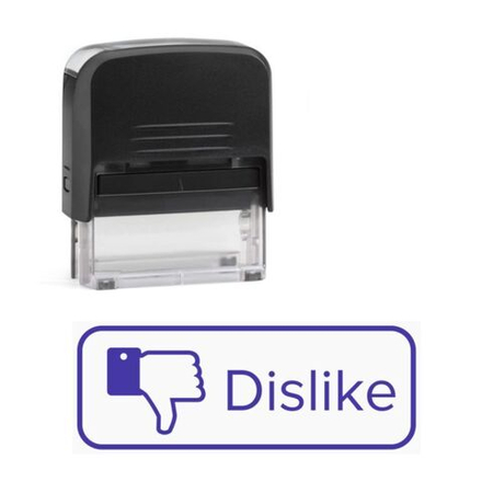 Штамп шутка "Dislike"