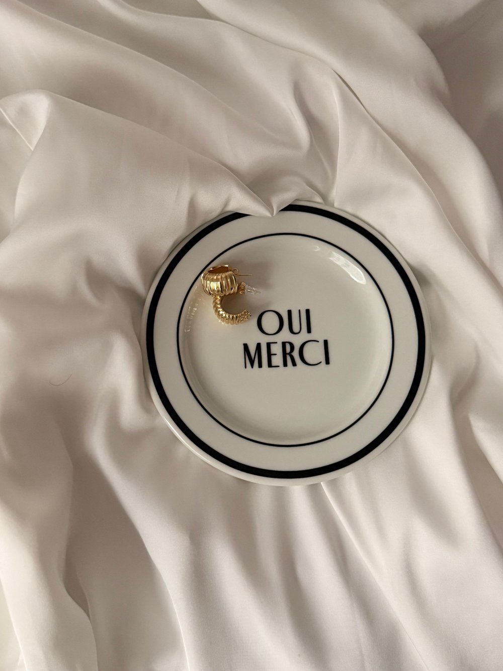 Серьги Кокон, Золотой