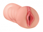 Двусторонний реалистичный мастурбатор с рельефом Morning Angel, (вагина и рот) (Цвет: телесный)