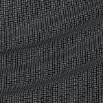 Шёлковый крепдешин чёрного цвета с мелким узором из точек и завитков (66 г/м2)